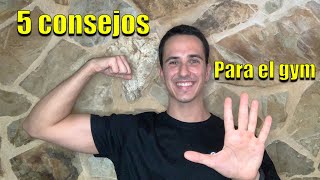 5 consejos para empezar en el GYM y NO DEJARLO [upl. by Ahsekin124]