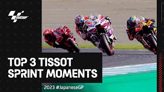 Top 3 TissotSprint Moments 🏃‍♂️  2023 JapaneseGP [upl. by Einaj261]