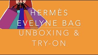 hermes hermeslover luxury unboxing trend The Only Hermès Evelyne Unboxing Video You Need [upl. by Ahsirtap]