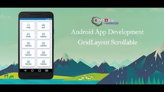 Android Studio Tutorial  Grid Layout Scrollable and Click to new Activity edmt dev [upl. by Ailuj694]