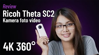 Ricoh Theta SC2  Kamera 360° Review amp sample [upl. by Duffie]