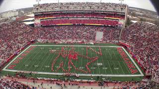 Cornhusker Marching Band Hyper Halftime Iowa 2023 [upl. by Bostow]