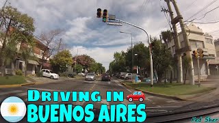 Driving in Buenos Aires from Béccar to Carapachay [upl. by Eatnoid]