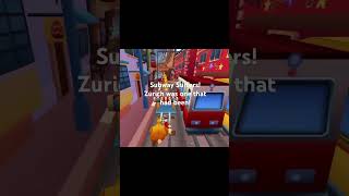 Subway Surfers Zurich New It’s not like they have a good selection subwaysurfers games shorts [upl. by Bord]