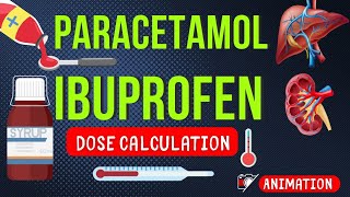 PARACETAMOL amp IBUPROFEN SUSPENSION  SYRUP  DOSE  FEVER  PEDIATRICS [upl. by Gray218]