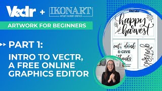 Artwork For Beginners Part 1 Intro to Vectr  Free Online Graphics Editor  Ikonart [upl. by Ydniw898]