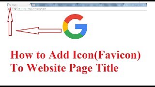 How To Add Favicon PageTitle Icon of the Website Android Desktop App [upl. by Nikolai979]