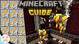 EASY BLAZE FARM  The Minecraft Guide  Tutorial Lets Play Ep 33 [upl. by Donell]