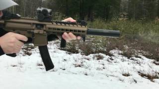 Sig Mpx Suppressed slow motion [upl. by Shaina]