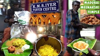 Indias Famous IYER Tiffin Centre Near Meenakshi Temple Madurai  Pure Vegetarian Brahmana Food [upl. by Anaitak]