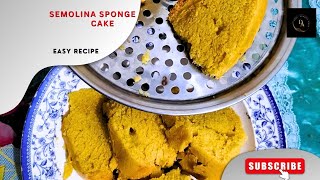 Semolina Sponge Cake Recipe semolinacake spongecake baking DesiAngrejiFood [upl. by Philender568]