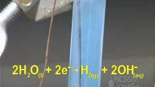 Electrolysis Aqueous Na2SO4 with Cu Electrodes [upl. by Barnebas303]