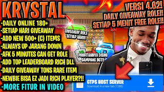 FREE ROLEOWNERNYAA BAIK BANGET🤑😋  GROWTOPIA PRIVATE SERVER TERBARU 2024  GTPS TERBARU KRYSTAL [upl. by Egoreg551]