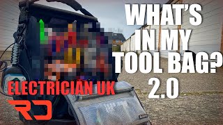 WHATS IN AN ELECTRICIANS TOOL BAG 20 ELECTRICIAN UK BAG TOUR [upl. by Niliram]