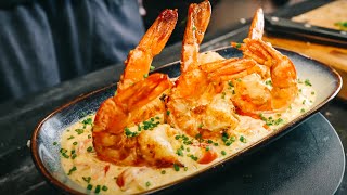 Easy Dinner On Valentines Day  Shrimps in Creamy Sauce [upl. by Anaiek]