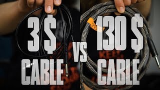 Guitar cable comparison Unshielded Cable vs Vovox Sonorus  Does it have to be an expensive one [upl. by Kiley956]