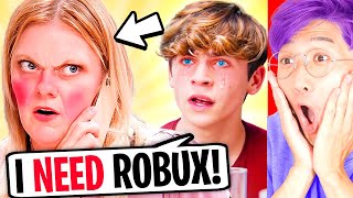 Kid STEALS Moms Credit Card For ROBLOX He Instantly Regrets It LANKYBOX REACTS TO DHAR MANN [upl. by Raynold336]