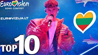 EurovizijaLT 2024  My Top 10 Lithuania 🇱🇹 Eurovision 2024 [upl. by Other350]