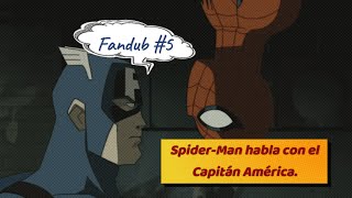 Fandub 5 SpiderMan habla con el Capitán América Los Héroes Más Poderosos del Planeta 2010 [upl. by Esinal]