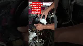 Replace hydrobox ang break master assembly toyotafx isuzureplacement engine [upl. by Kevina]