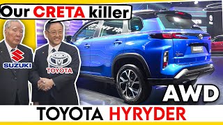 अकेली Creta Rival जो असली SUV है  2022 Toyota Hyryder Hyrbid SUV Official Launch Details [upl. by Goodrich]