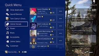 How To Use New Quick Menu PS4 450 [upl. by Lucilia]