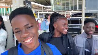 Triplets Ghetto Kids Travel To Perform With French Montana in New York [upl. by Gapin935]