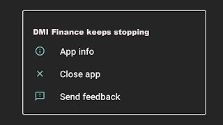 How To Fix DMI Finance App Keeps Stopping problem Solution in Android Phone [upl. by Arikihs]