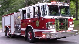 Nutley Fire Department Engine 3 Responding 6518 [upl. by Xavier]