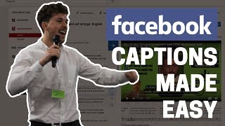 Facebook Captions Tutorial Add Subtitles to your Facebook Videos [upl. by Rutledge]