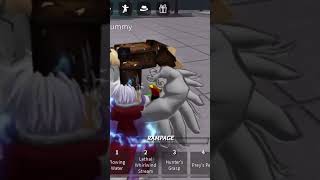 Bro thinks he is gojo😂😂😂 music thestrongestbattlegrounds roblox [upl. by Anyaj366]