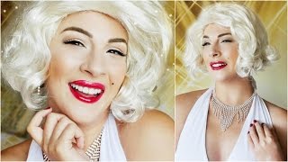 Marilyn Monroe Makeup  Halloween [upl. by Blessington405]