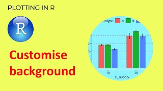 How to customise background in ggplot and ggpubr  Plotting in R [upl. by Geaghan566]