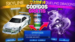 TESTANDO NOVOS CÃ“DIGOS E HACKS GRÃTIS DA SEASON 14 DE ROCKET LEAGUE [upl. by Willetta708]