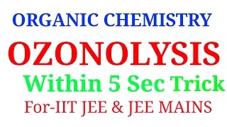 ozonolysis reaction best trick in hindi [upl. by Amanda]