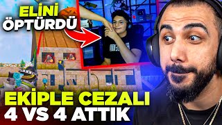 EKİPLE EL ÖPTÜRME CEZALI 4 VS 4 😂 YOUTUBERLARIN HARİTALARINI DENEDİK  PUBG MOBILE [upl. by Arbuckle151]