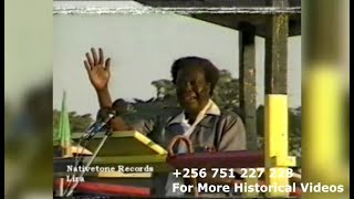 Dr Obote Welcomes Dr Kenneth Kaunda in Gulu 1984 [upl. by Ahsenak735]