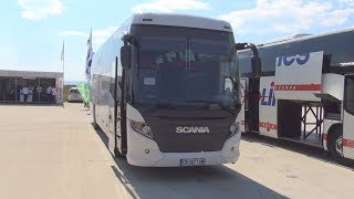 Scania Touring Euro6 Bus 2015 Exterior and Interior [upl. by Ahsaek]