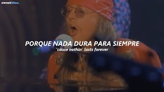 Guns N Roses  November Rain Sub Español  Lyrics  video oficial [upl. by Aika469]