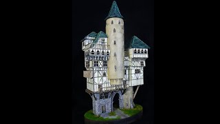 Can I Create an Epic Medieval Building Diorama from Scrap Materials [upl. by Norrehc93]