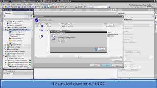 SINAMICS G120 Comissioning inside TIA Portal [upl. by Restivo]