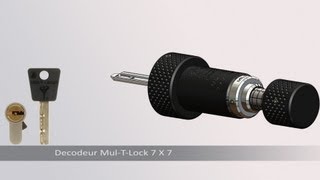 Lock picking tool for MulTLock 7x7  Garrison  Integrator [upl. by Arias348]