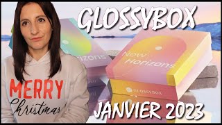 GLOSSYBOX JANVIER 2023  NEW HORIZONS  ⚠SPOILER⚠ [upl. by Tarryn]