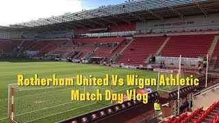 Rotherham United 11 Wigan Athletic Vlog  201819 [upl. by Breen]