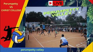 Perumpetty volley live  Semi Final Christ College VS St Perumpetty Volley volleyball volley [upl. by Nilok]