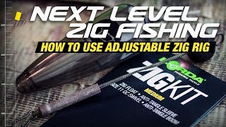 How To Use Adjustable Zig Rig  Carp Fishing [upl. by Newhall]