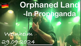 Orphaned Land  In Propaganda live in Weinheim 290924 Germany [upl. by Fulks]