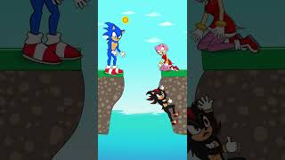 Sonic Fake sonicanimation sonicandamy shorts [upl. by Ymmor]