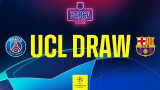 📲👀 LIVE I CHAMPIONS LEAGUE DRAW I BARÇA ON AIR 🚨 [upl. by Aihsekan]