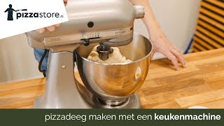 Zo maak je pizzadeeg met een keukenmachine 🍕 [upl. by Rae443]